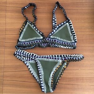 KIINI Knit Bikini Top and Bottom